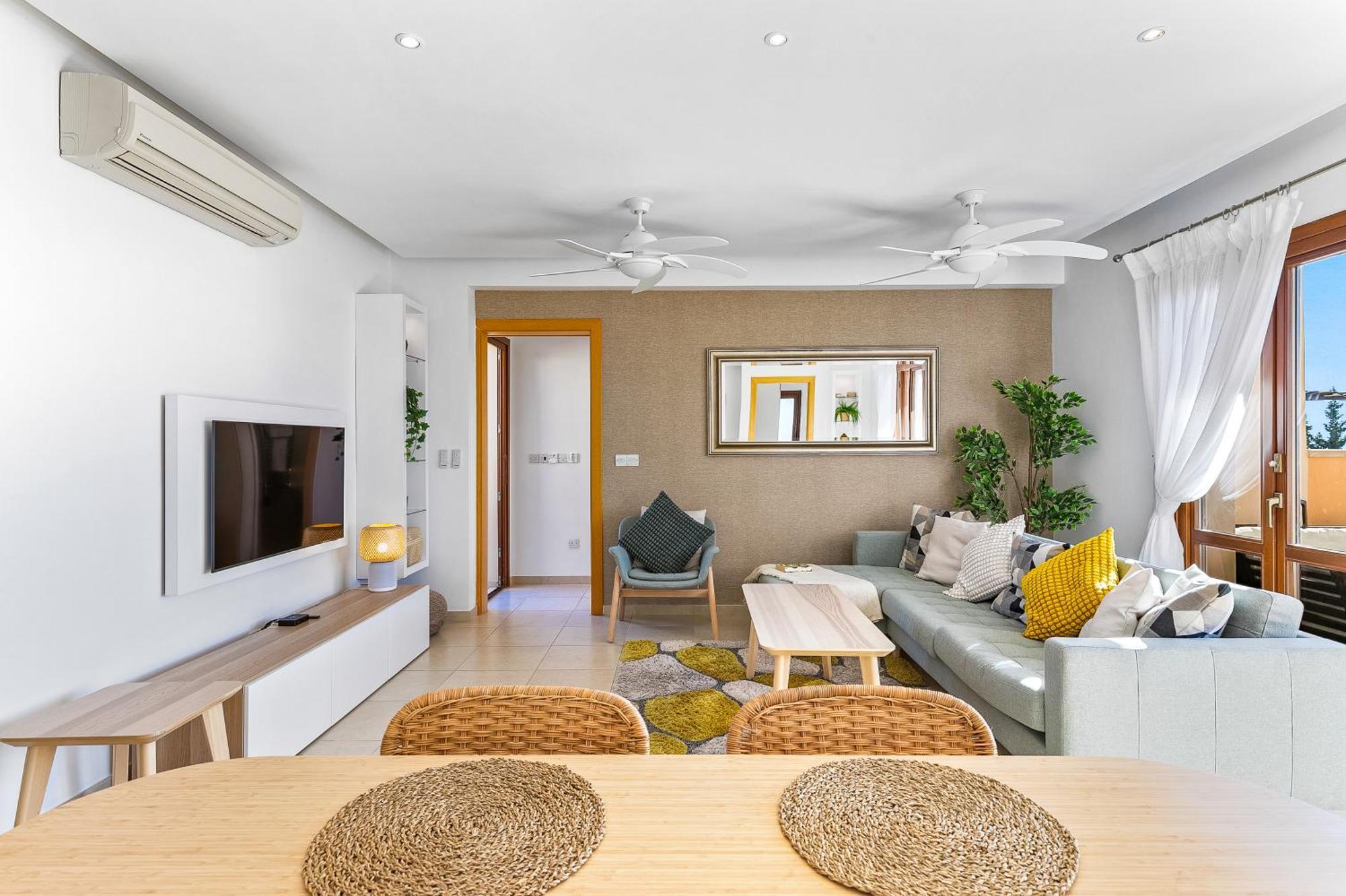 2 Bedroom Apartment Thalassa With Sea And Sunset Views, Aphrodite Hills Resort Kouklia Ngoại thất bức ảnh