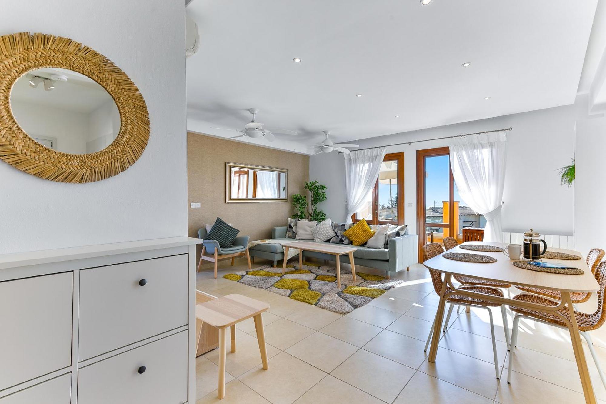 2 Bedroom Apartment Thalassa With Sea And Sunset Views, Aphrodite Hills Resort Kouklia Ngoại thất bức ảnh