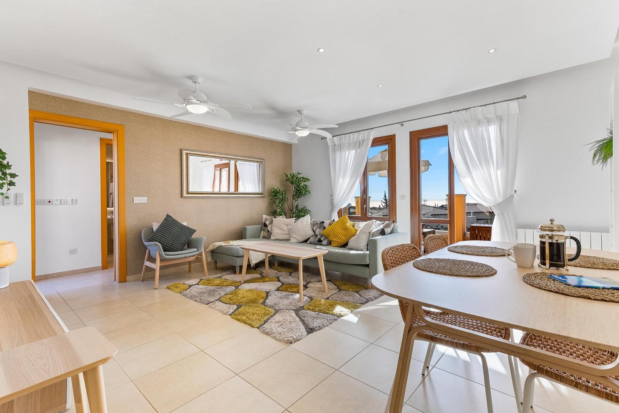 2 Bedroom Apartment Thalassa With Sea And Sunset Views, Aphrodite Hills Resort Kouklia Ngoại thất bức ảnh